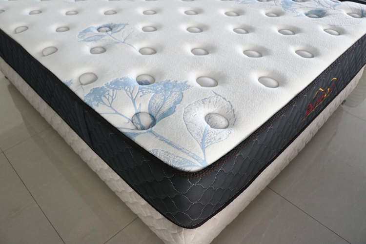 Rayson Mattress-Simple pocket coil sprung mattress double size medium firm tight top-3