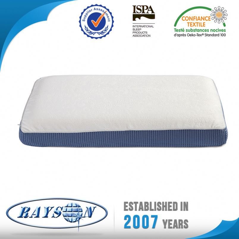 China Promotional Memory Foam Chip Pillow Customized 5 star hotel pillow brand Wholesale Rayson Mattress