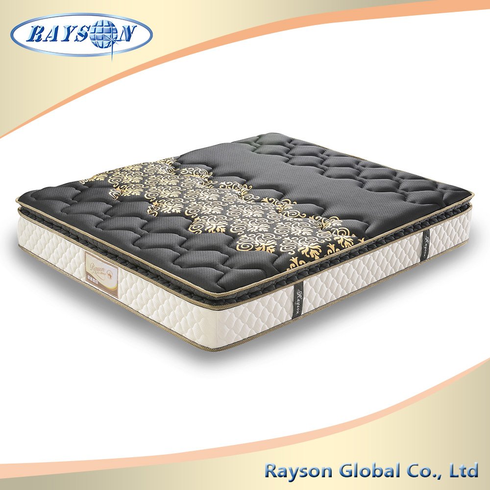 Rayson Mattress Royal Bedroom Golden Color Pattern Compressed Used Furniture For Home Other image1