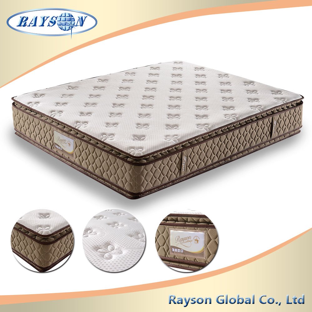 Rayson Mattress Japanese 2016 Thick Double Pillow Top Spring Mattress Wholesale Other image20