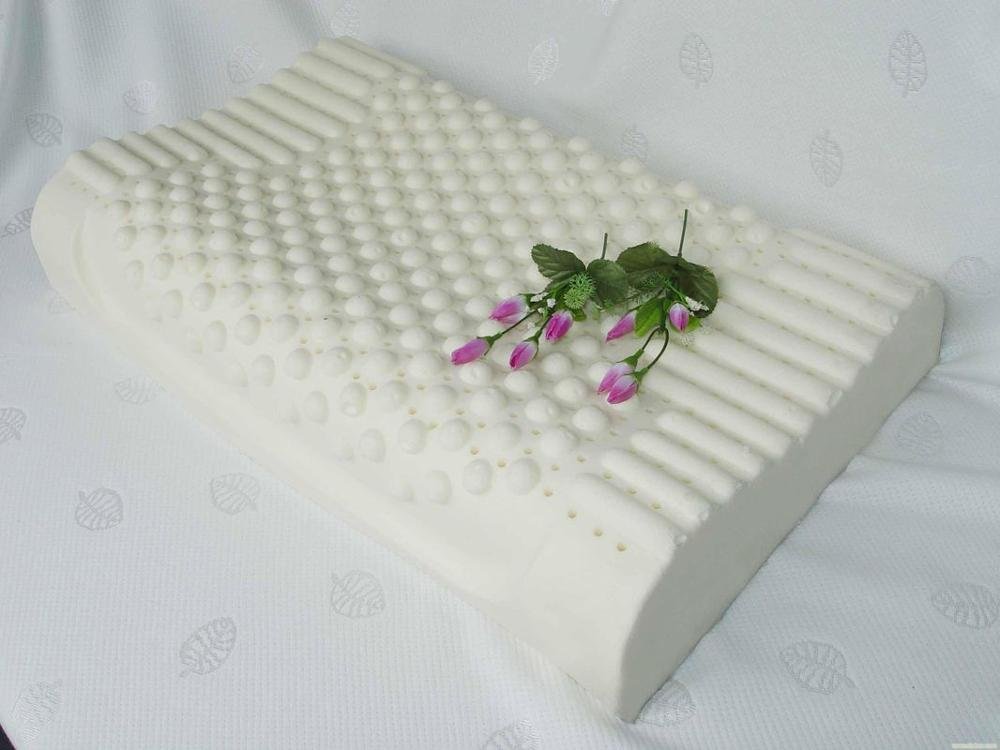 Rayson Mattress-Pillow Filling Material Natural Latex Neck Bed Wedge Pillow Discount memory foam mat-3
