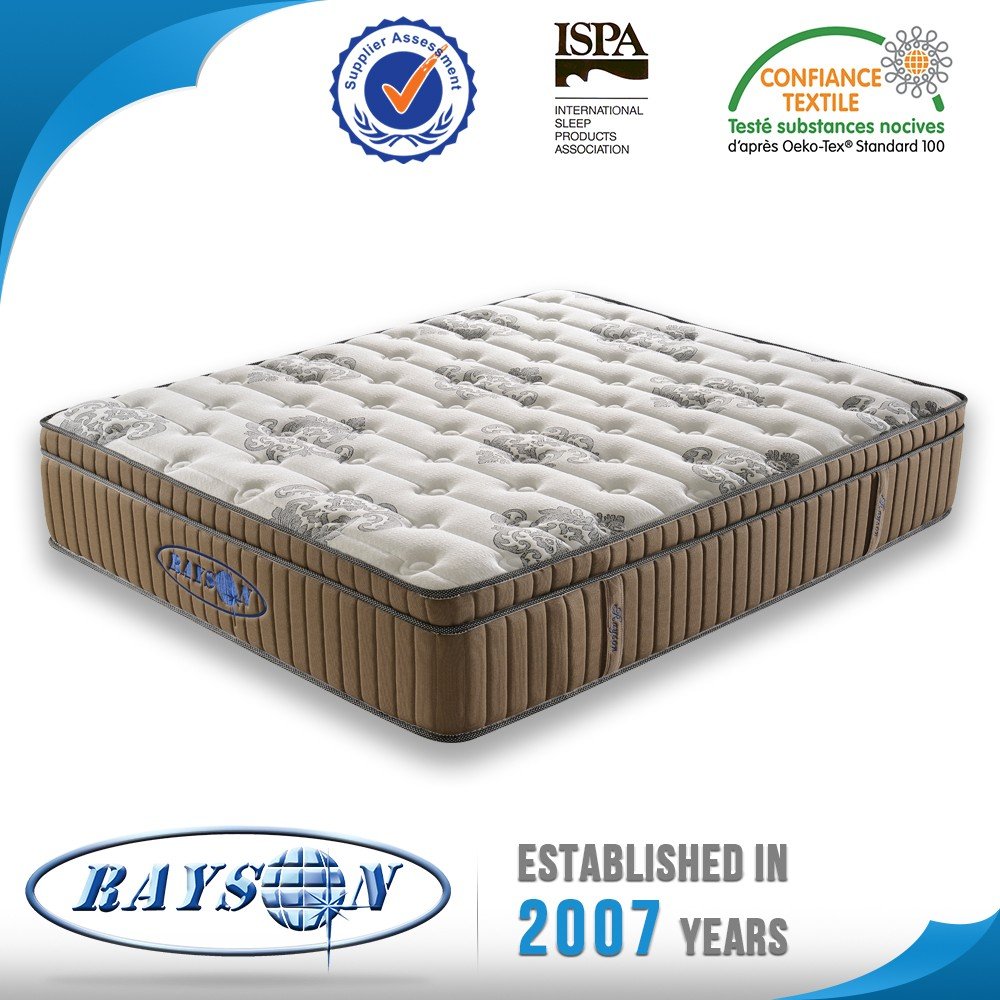 Rayson Mattress High class Natural latex pocket spring gel memory foam mattress Pocket Spring Mattress image30