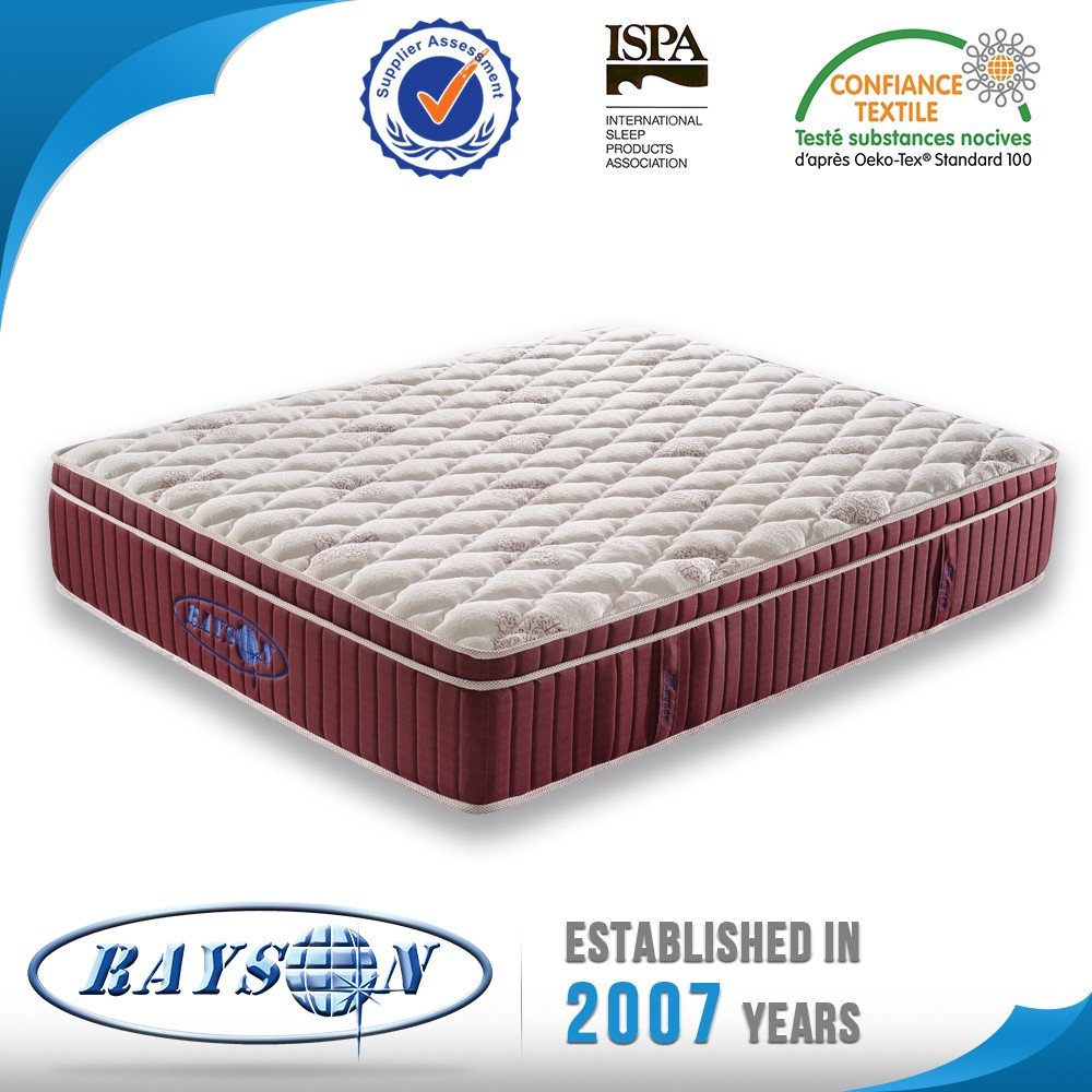 Rayson Mattress HOT SALES GEL MEMORY FOAM POCKET SPRING  MATTRESS WITH FOAM ENCASED FROM DIRECT MANUFACTURE 5 Star Hotel Mattress image16