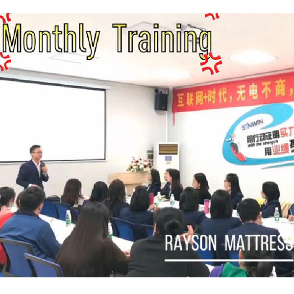 Rayson Mattress Team Monthly Training and Anual Gift Handing Out