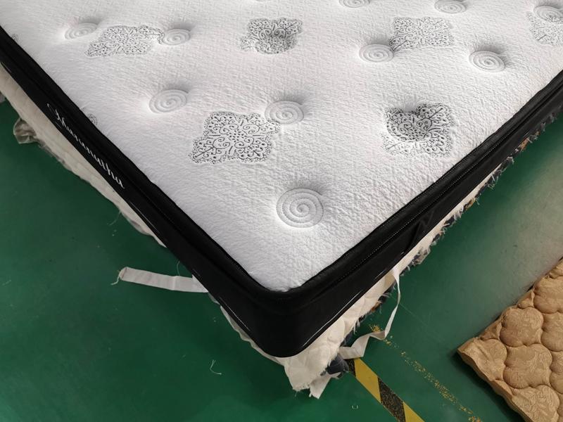 RAYSON Mattress Pocket spring hard firm euro top pocket coil spring bed mattress