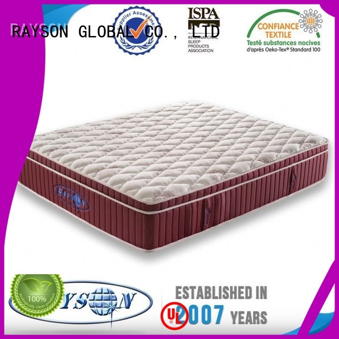 Rayson Mattress Brand board assurance 15 5 star hotel mattress manufacture