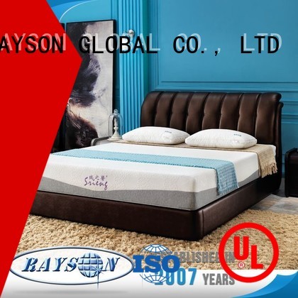 indeformable synthetic relax 12m Rayson Mattress Brand hotel bed base supplier