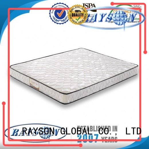 Rayson Mattress Brand siliconized luxury bonnell spring mattress brands supplier