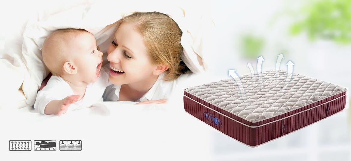 Rayson Mattress-Luxurious Gel Memory Foam Encased Pocket Spring Mattress | Queen Size Pocket