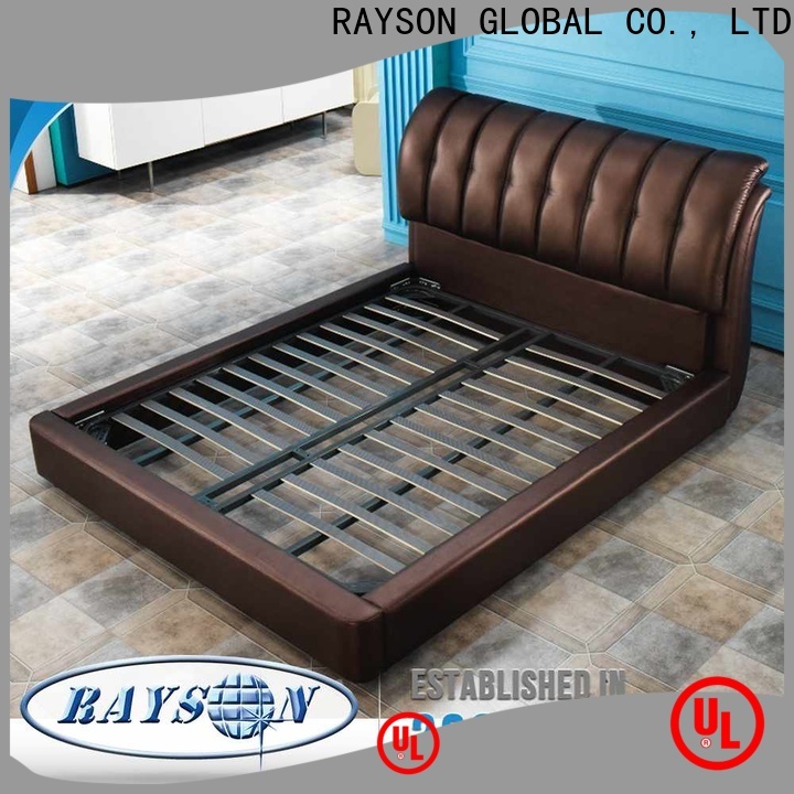 Latest wooden bed base without headboard customized Supply