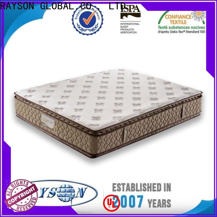 Rayson Mattress High-quality hotel pillow top mattress pad Supply