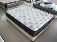 Simple pocket coil sprung mattress double size medium firm tight top